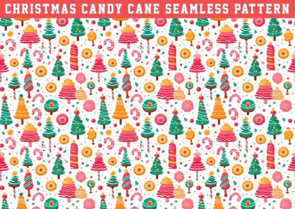 Christmas Candy Cane Seamless: A Versatile Design Asset