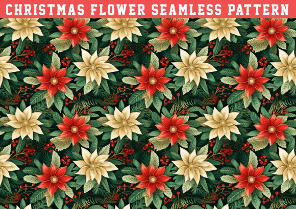 Christmas Flower Pattern: A Festive Design Essential