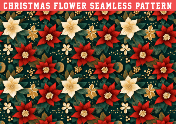 Christmas Flower Seamless: The Ultimate Digital Design for Creative Projects