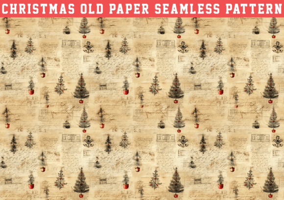 Christmas Old Paper Wrapping Pattern: A Strategic Design Tool for Creative and Commercial Projects