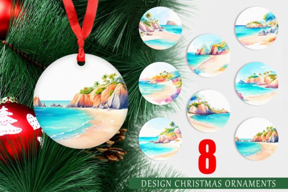 Christmas Ornament Beach Landscapes: A Creative Way to Decorate Your Holiday Tree