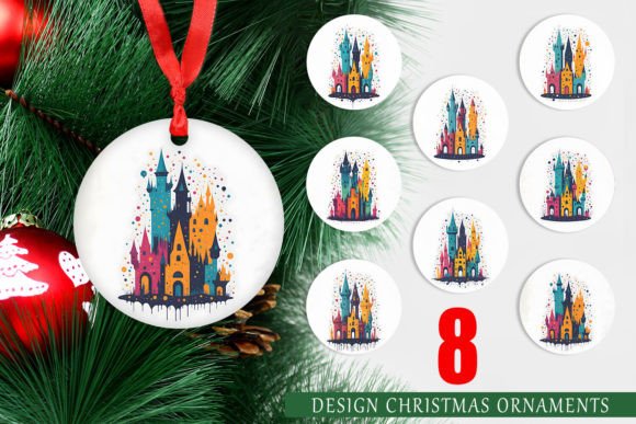 Christmas Ornament Fantasy Castle: A Magical Addition to Your Holiday Decor