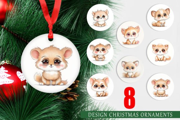 Christmas Ornament Сute Animal Fram: A Unique Way to Decorate Your Holiday Season