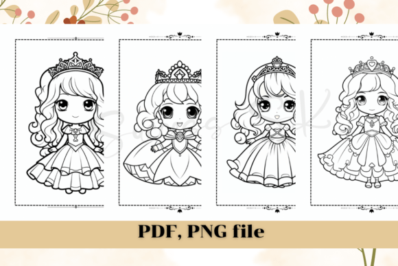 Cute Princess Coloring Pages: A Versatile Creative Resource for KDP and More
