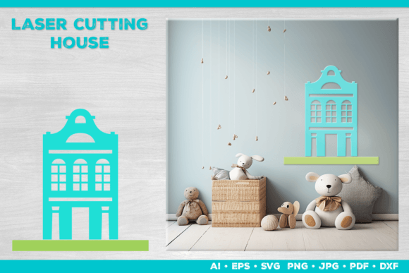 Enchanting Wooden House Laser Cutting: A Magical Touch for Kids' Room Decor