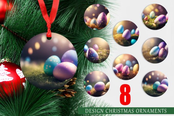 Ornaments Easter Egg Bokeh: A Unique Decorative Design for Holiday Creations