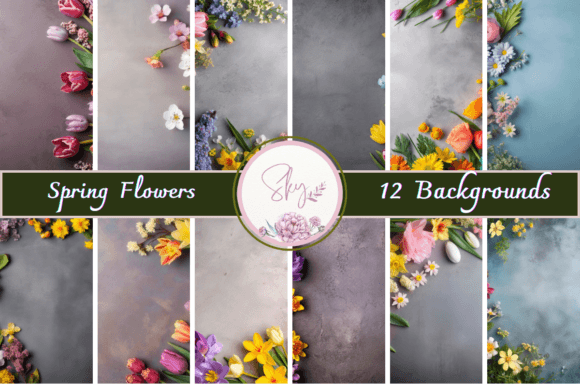 Spring Flower with Copy Space Background