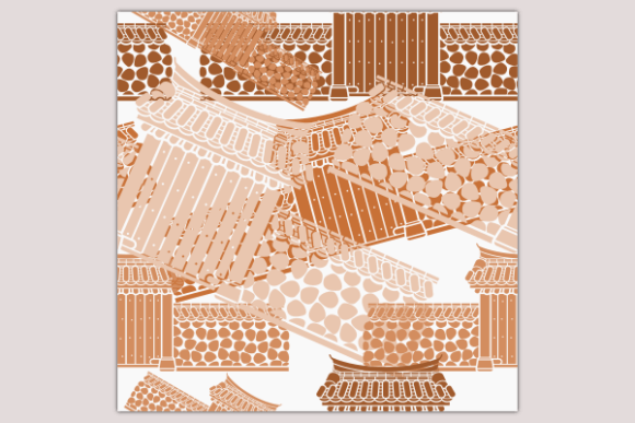 Traditional Korean Hanok Gate Pattern: A Timeless Design for Modern Creativity