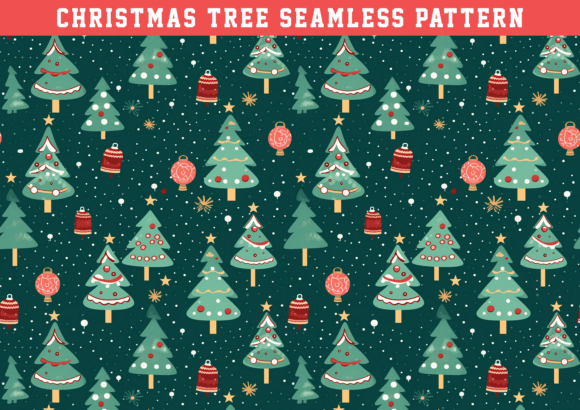 Unlocking Creative Potential with Christmas Tree Seamless Patterns: A Modern Design Solution