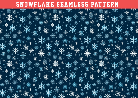 Watercolor Snowflake Seamless Pattern: A Versatile Tool for Creative Projects